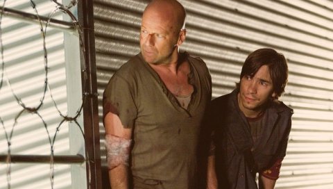 Die hard 4, актеры, Justin long, матовый farrell, bruce willis, john mcclane