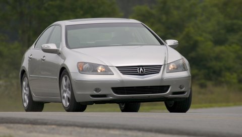 Acura, rsx, серый металлик, вид спереди, стиль, автомобили, асфальт, деревья