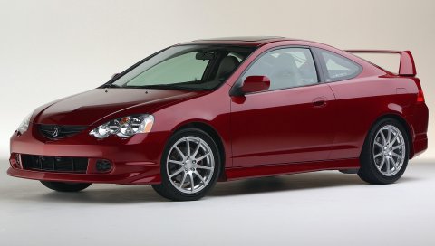 Acura, rsx, 2003, красный, вид спереди, стиль, автомобили