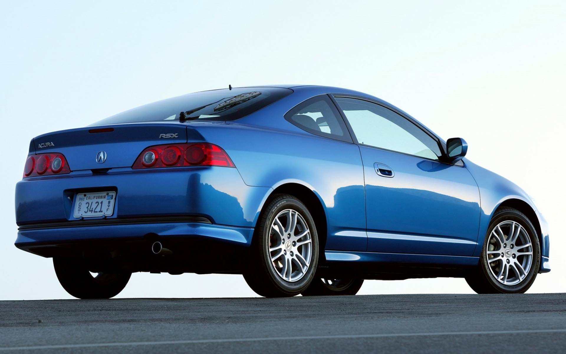 Картинки Acura, rsx, 2005, синий, вид сбоку, стиль, автомобили, асфальт фото и обои на рабочий стол