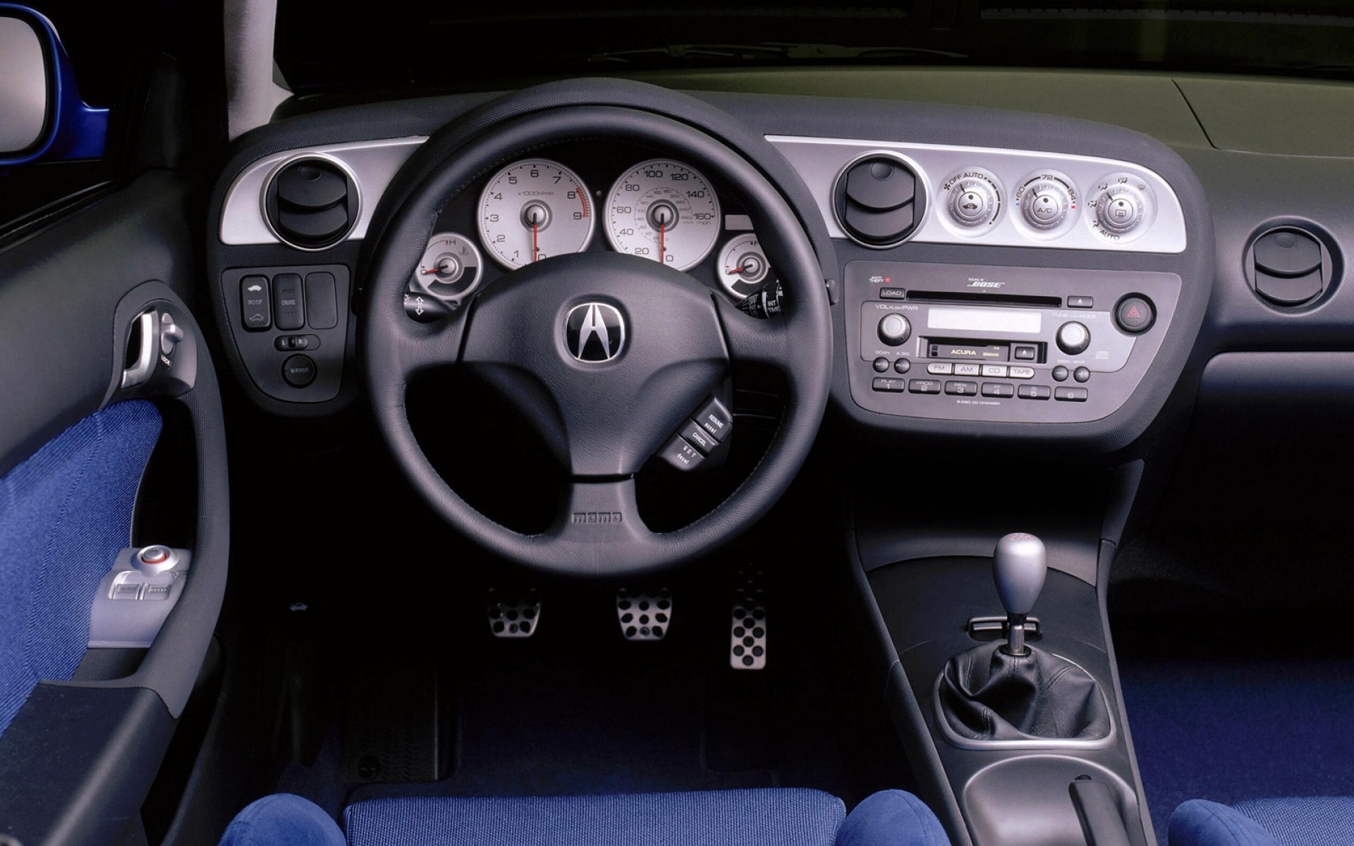 Картинки Acura, rs-x, концепция, 2001, салон, салон, руль, спидометр фото и обои на рабочий стол