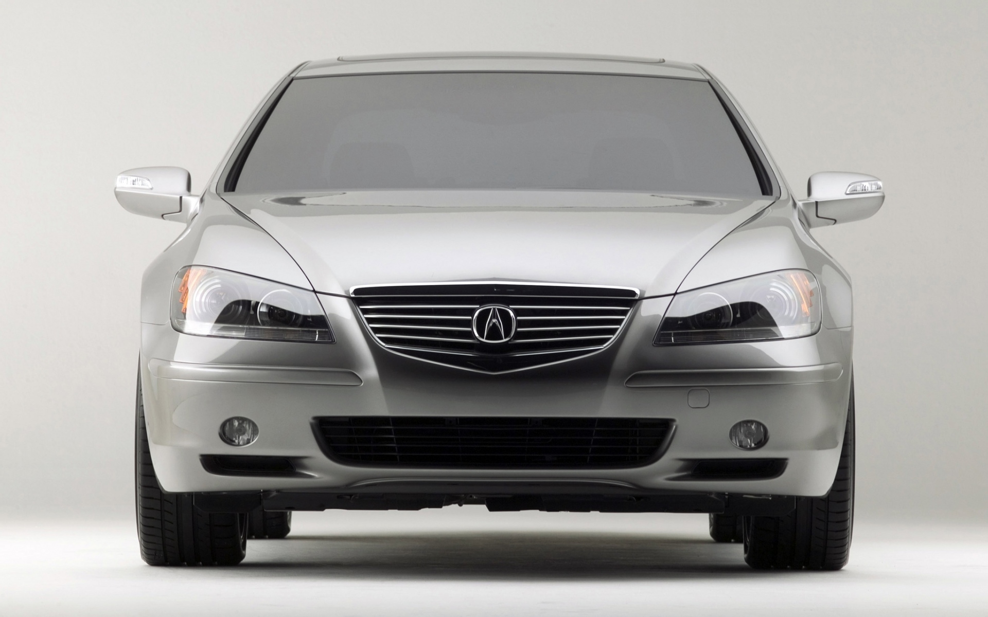 Картинки Acura, rl, концепция, серебристый металлик, вид спереди, стиль, автомобили фото и обои на рабочий стол