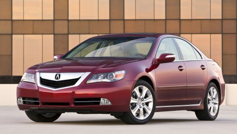 Acura, rl, красный, вид спереди, стиль, седан, авто