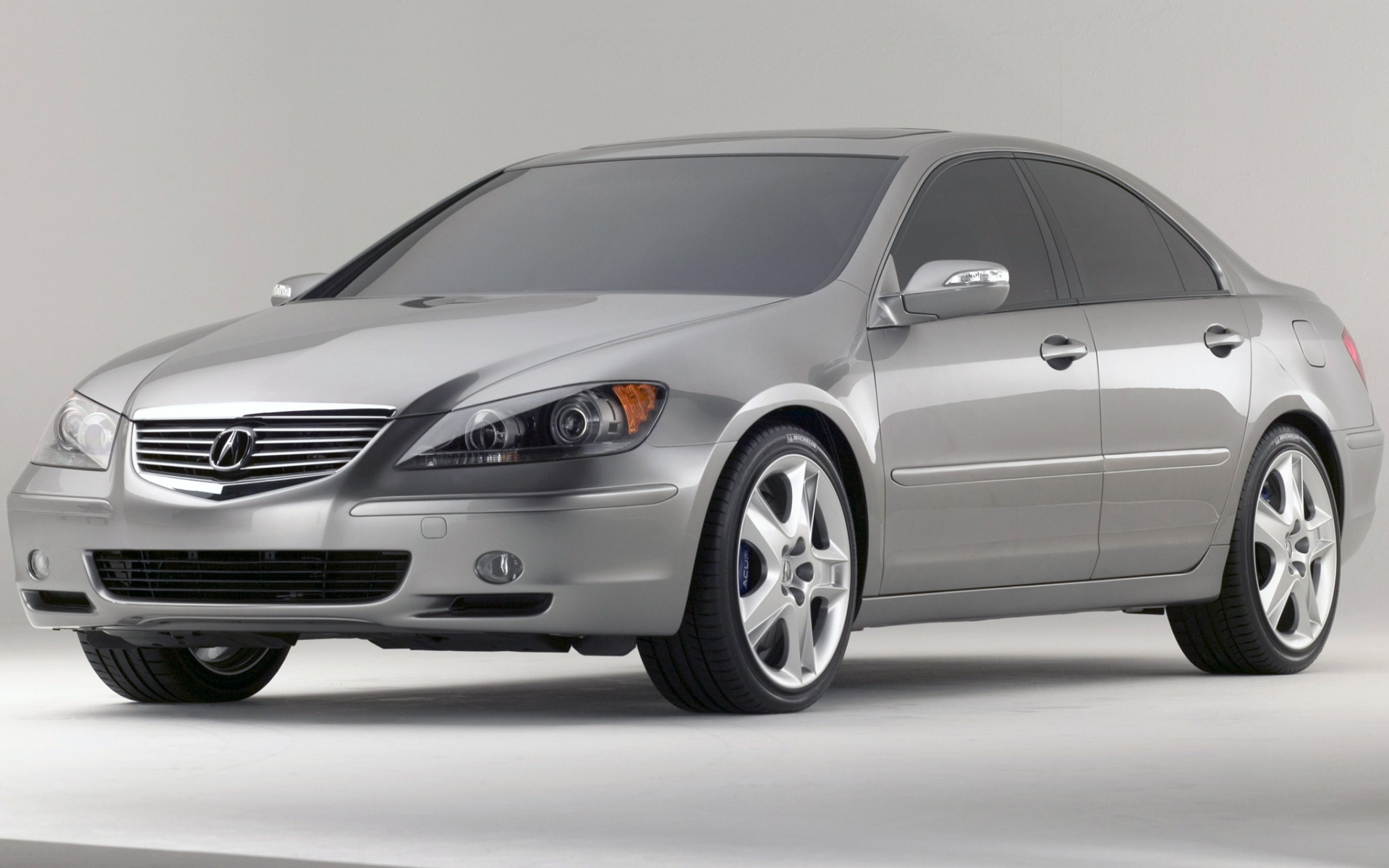 Картинки Acura, rl, серый металлик, вид спереди, стиль, автомобили, концепция фото и обои на рабочий стол