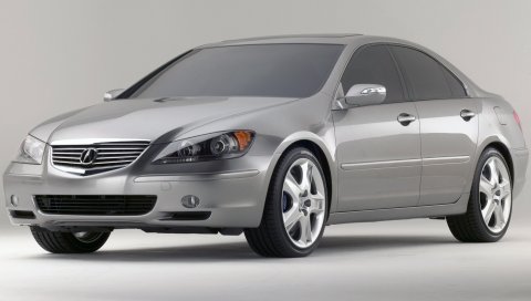 Acura, rl, серый металлик, вид спереди, стиль, автомобили, концепция