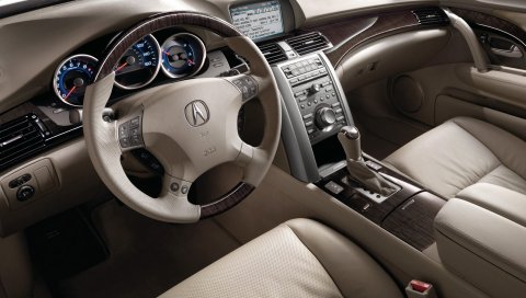 Acura rl, салон, руль, спидометр
