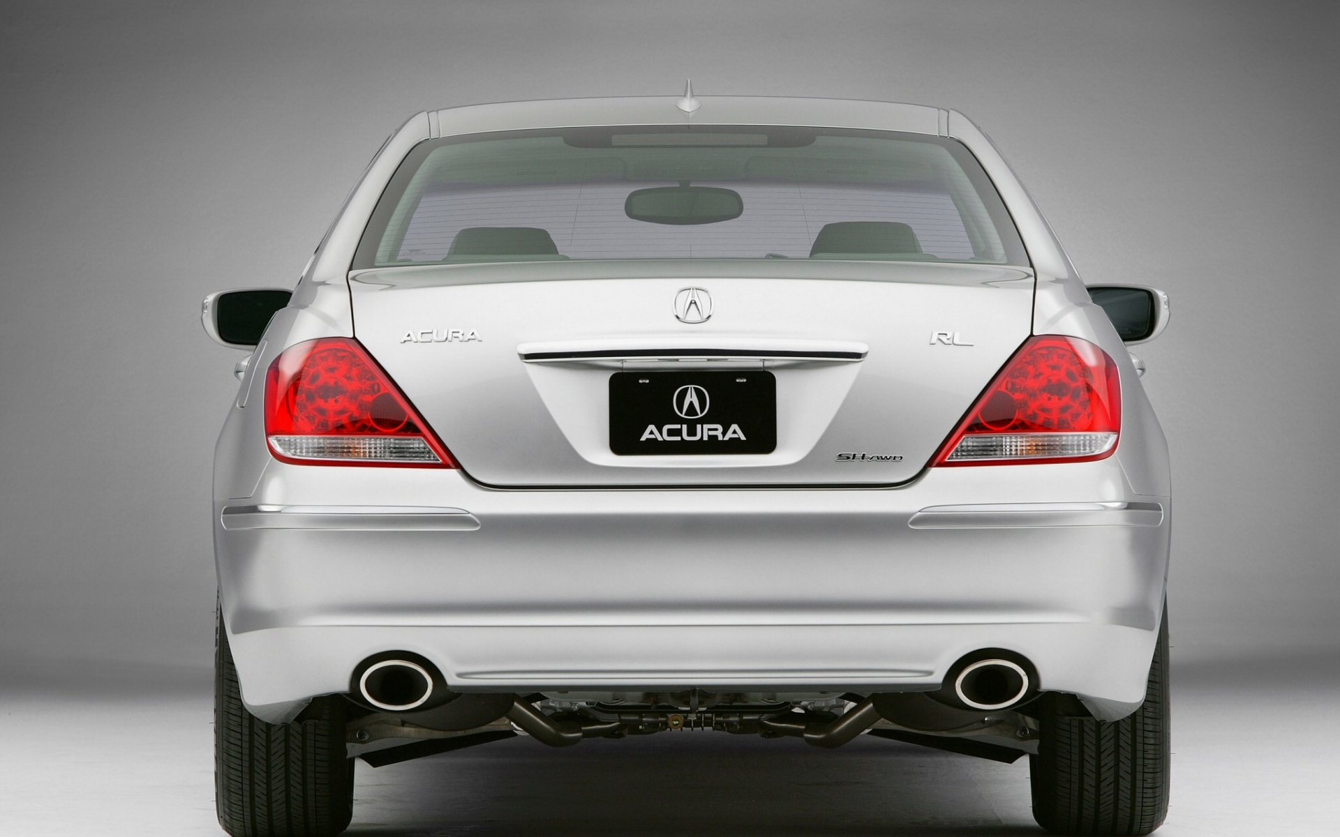 Картинки Acura, rl, серебристый металлик, вид сзади, стиль, автомобиль фото и обои на рабочий стол