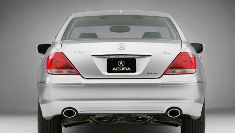 Acura, rl, серебристый металлик, вид сзади, стиль, автомобиль