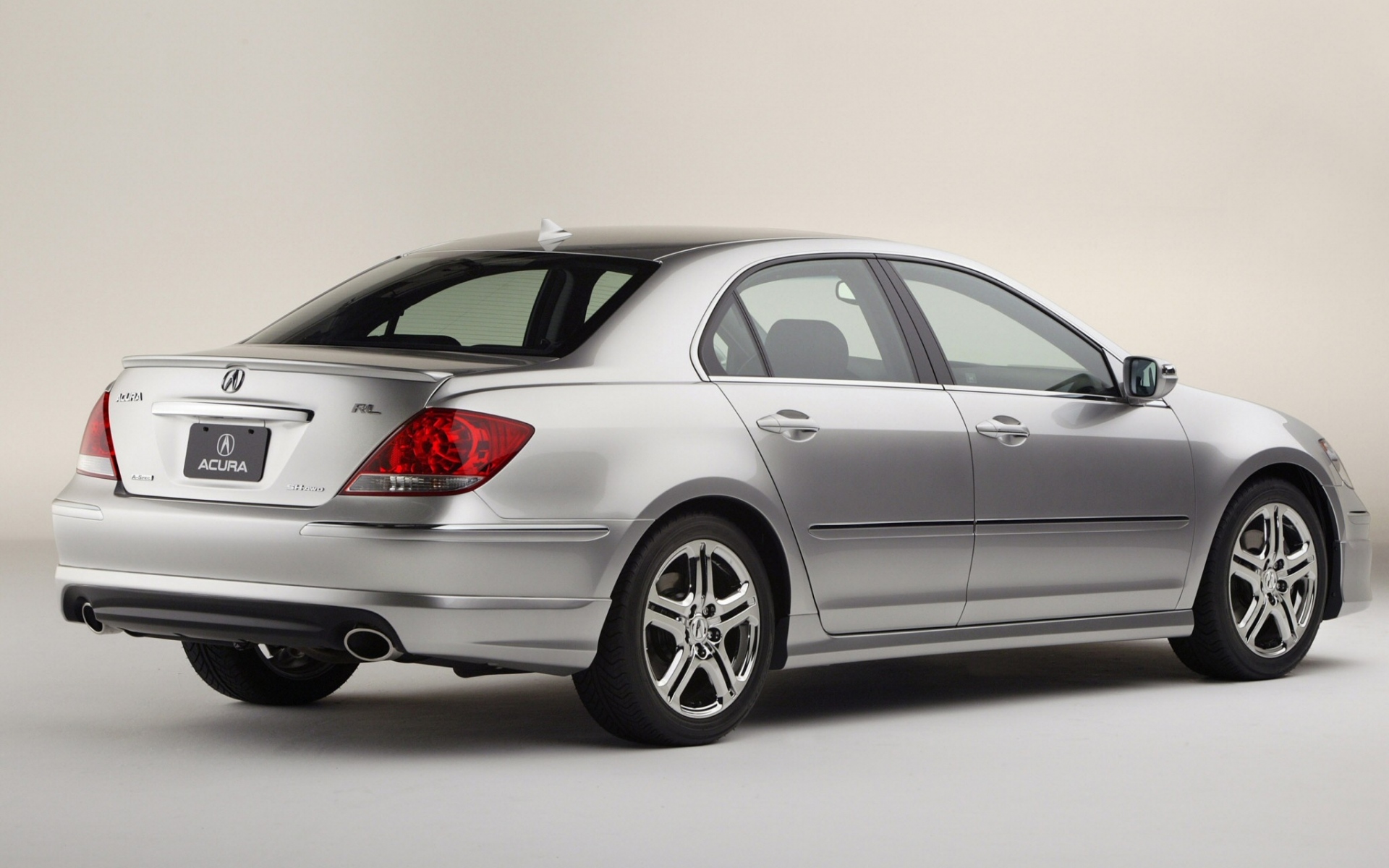 Картинки Acura, rl, серый металлик, вид сзади, стиль, автомобиль фото и обои на рабочий стол