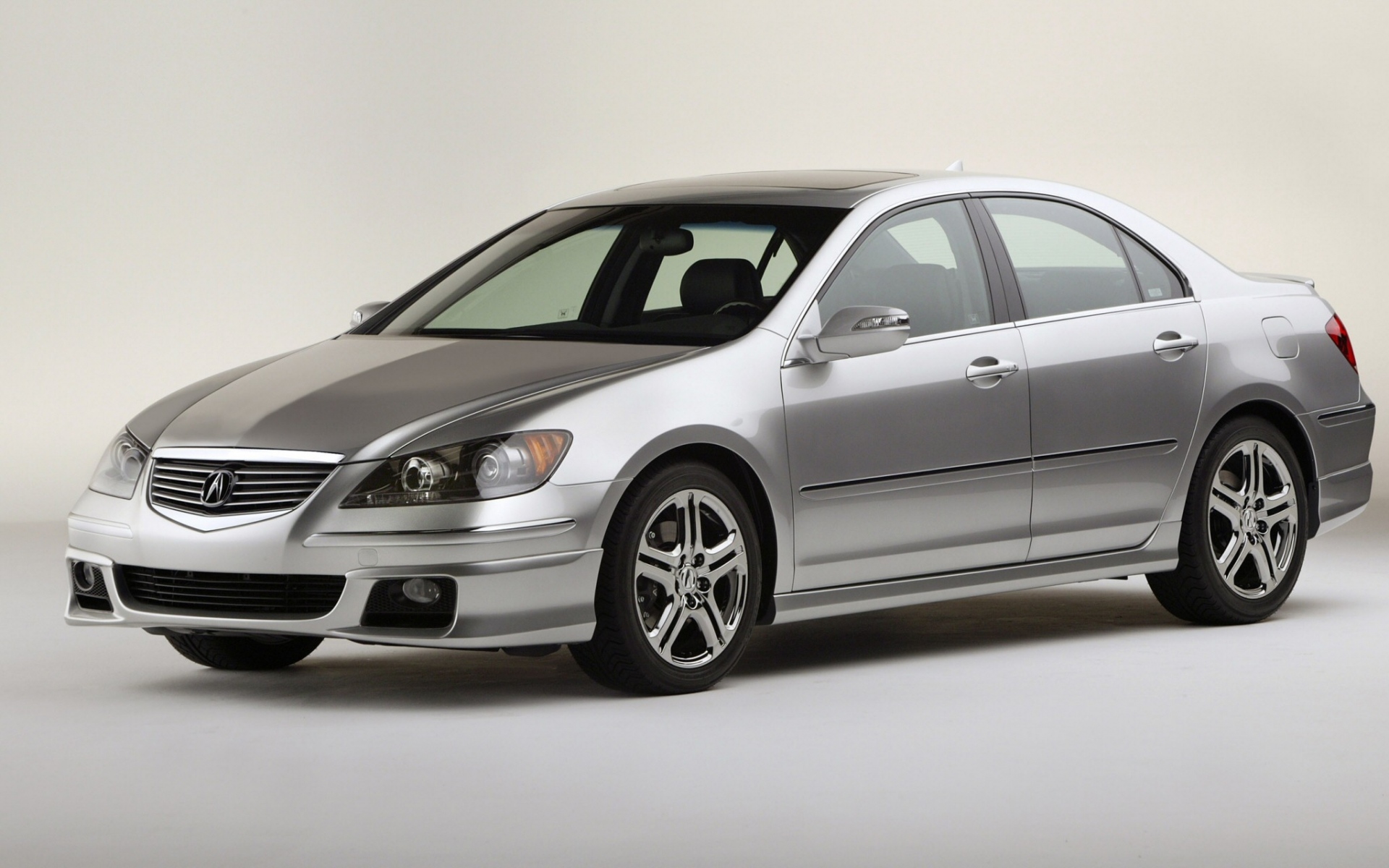 Картинки Acura, rl, металлический серый, вид сбоку, стиль, авто фото и обои на рабочий стол