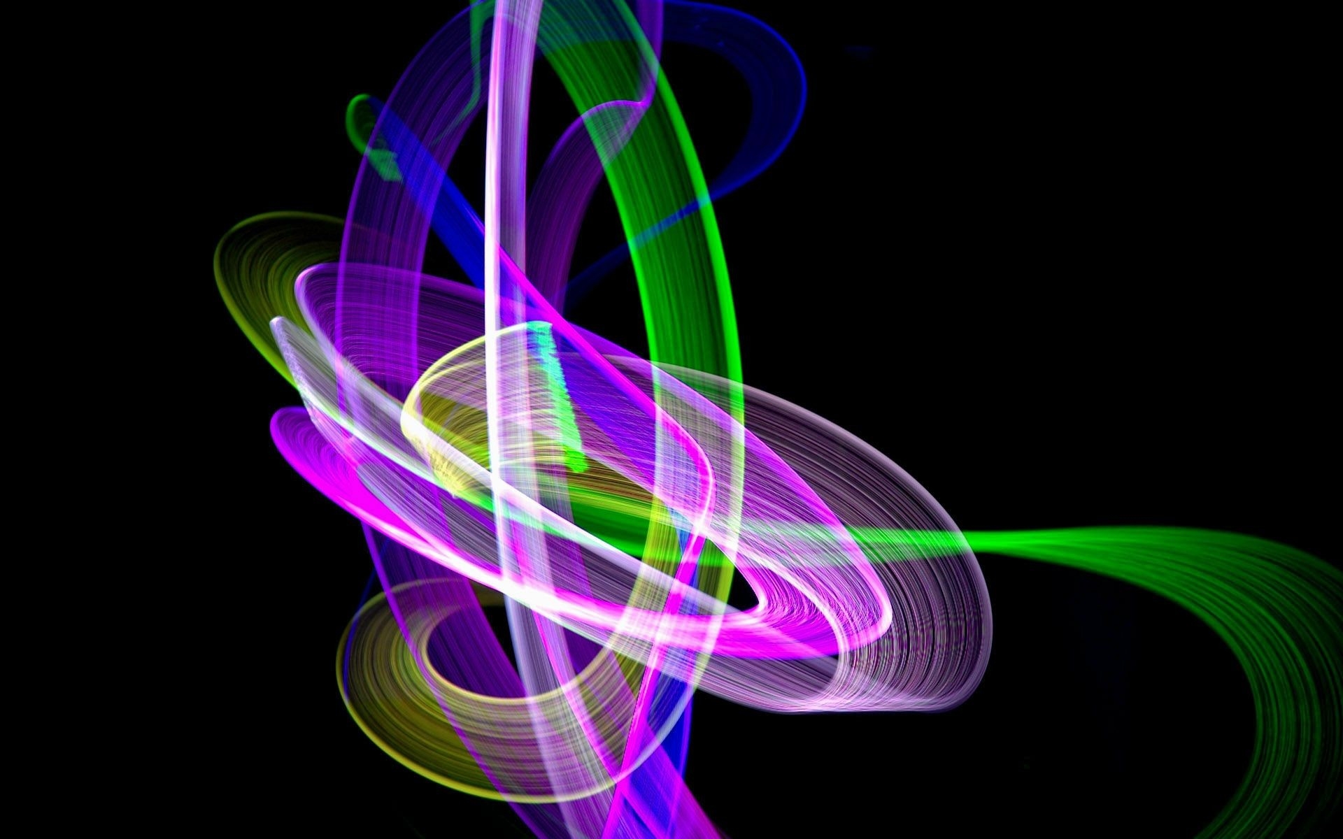 Картинки Дым, линия, сгусток, шар, радуга фото и обои на рабочий стол