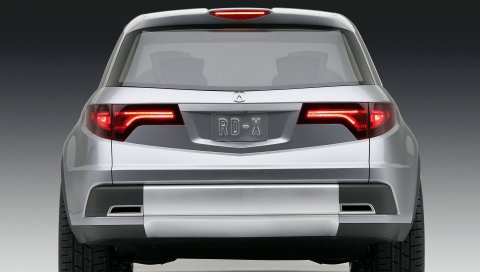 Acura, rd-x, концепция, 2005, металлическое серебро, вид сзади, автомобиль