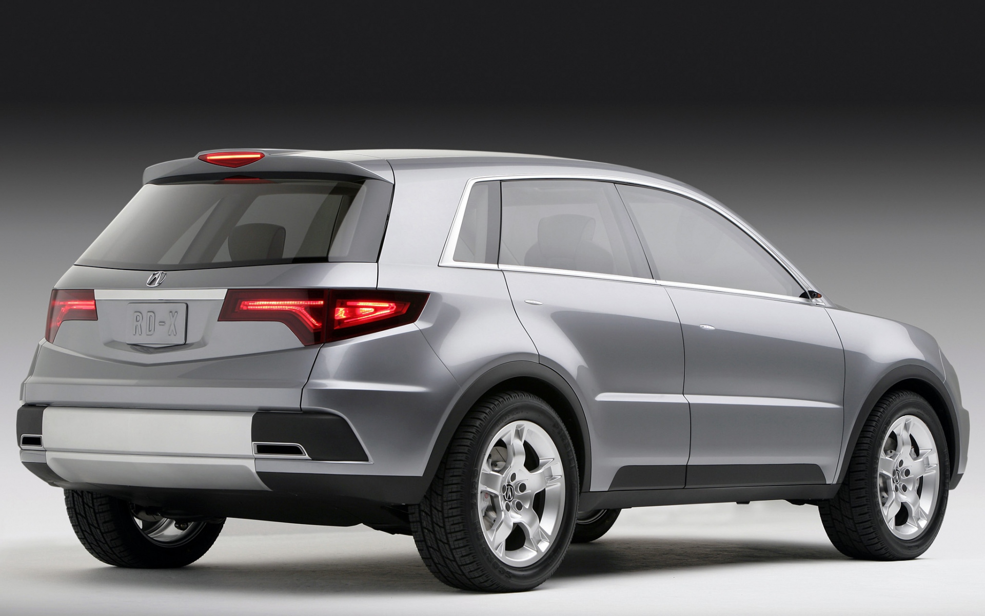 Картинки Acura, rd-x, концепция, 2005, серый металлик, вид сзади, стиль, авто фото и обои на рабочий стол
