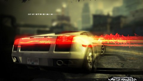 Потребность в скорости самых разыскиваемых, lamborghini, автомобиль, свет, дрифт, дорога