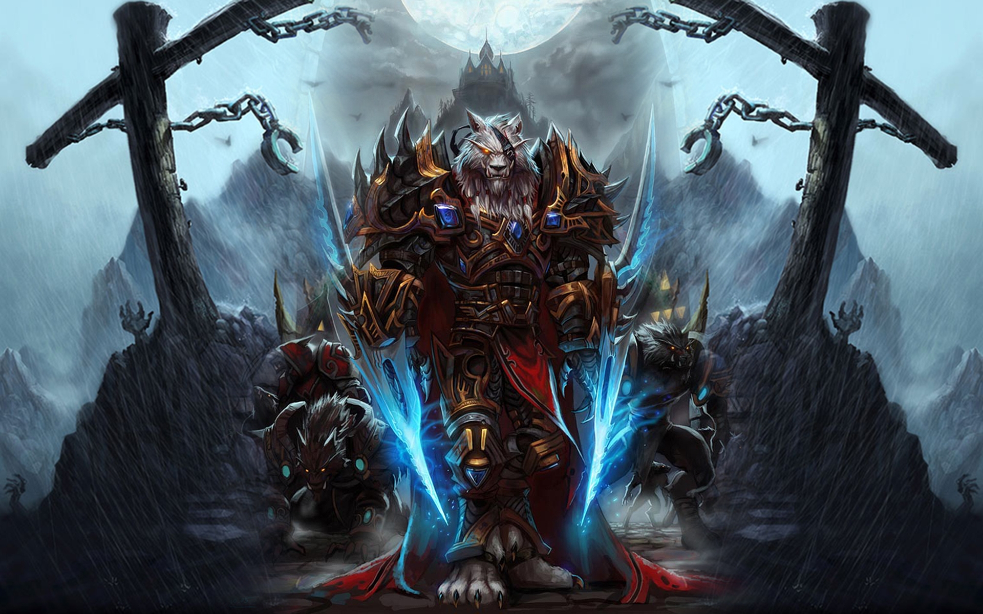 Картинки Мир warcraft, воргенов, характер, рука, гора фото и обои на рабочий стол
