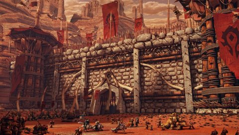 Мир warcraft, орда, оргриммар, стена