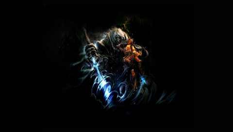 Мир warcraft, характер, фон, графика, меч