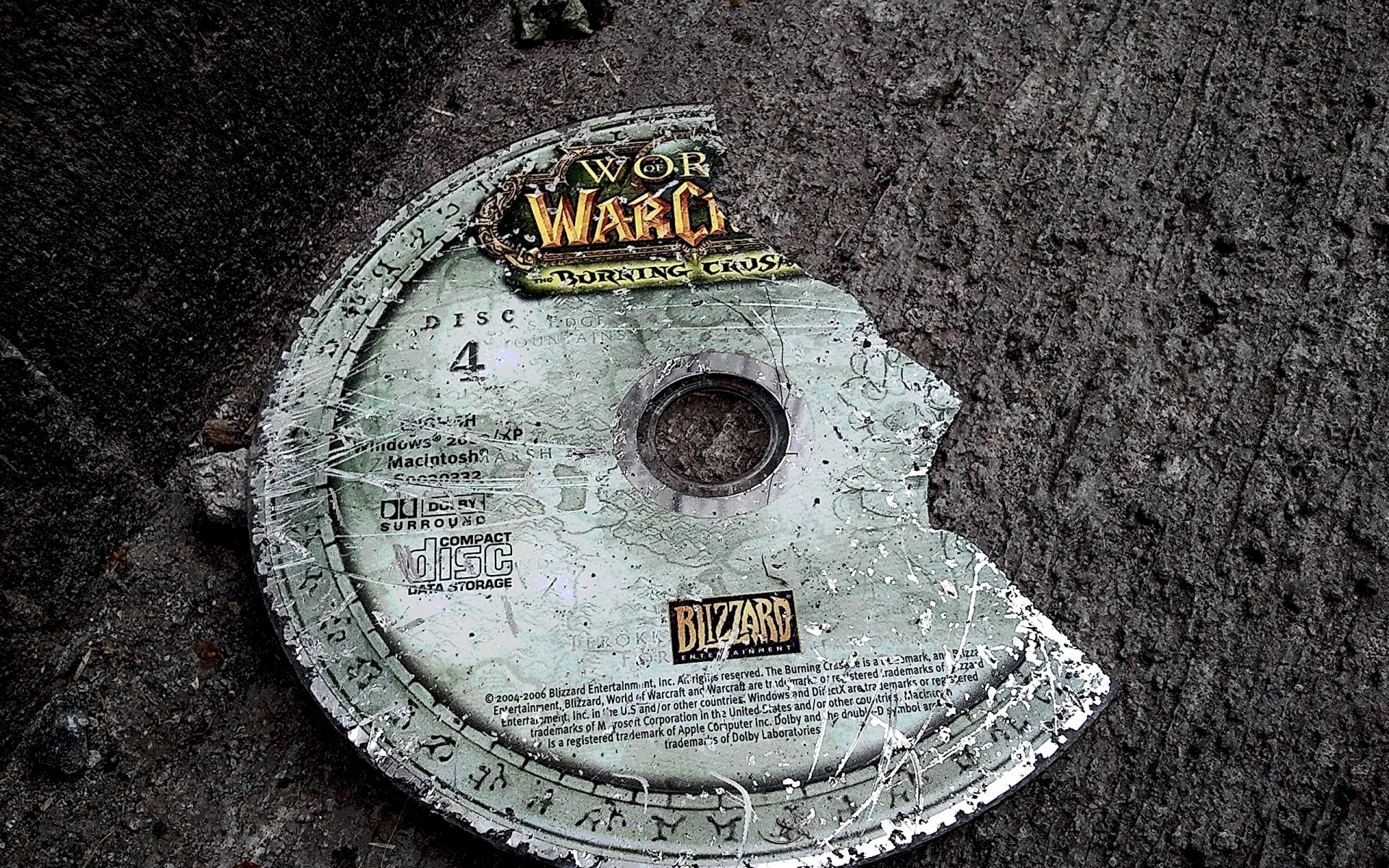 Картинки Мир warcraft, диск, обложка, метель фото и обои на рабочий стол