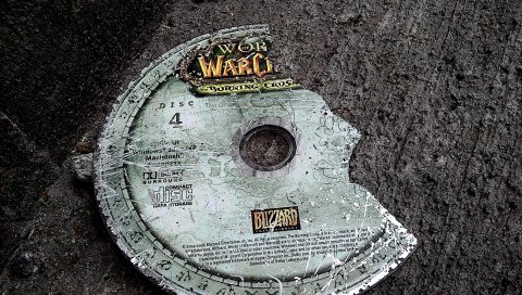 Мир warcraft, диск, обложка, метель