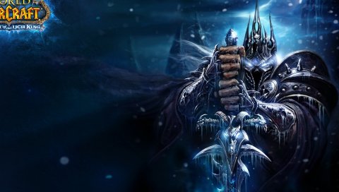 Warcraft, lich king, меч, холод, руки