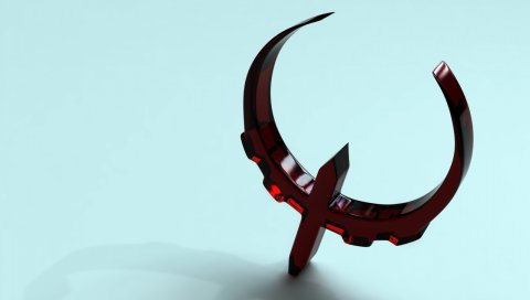 Землетрясение, 3d, символ, тень, красный