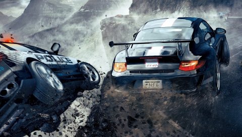 Nfs, потребность в скорости, крутой, полицейский, porsche, road