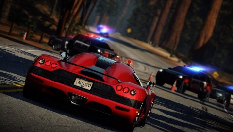 Nfs, потребность в скорости, автомобиле, подсели, дороге, лесу