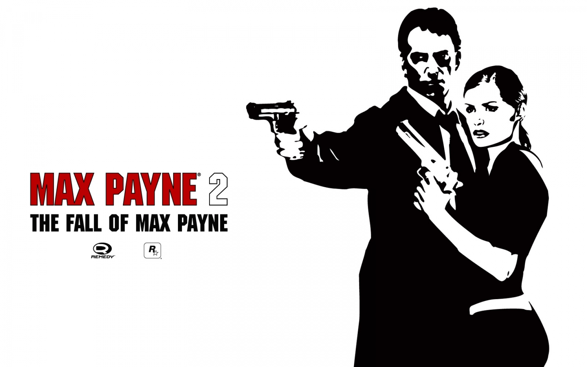 Картинки Max payne 2, падение max payne, женщина, пистолеты, взгляд фото и обои на рабочий стол
