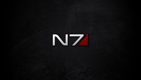 Массовый эффект, n7, шрифт, фон, тень