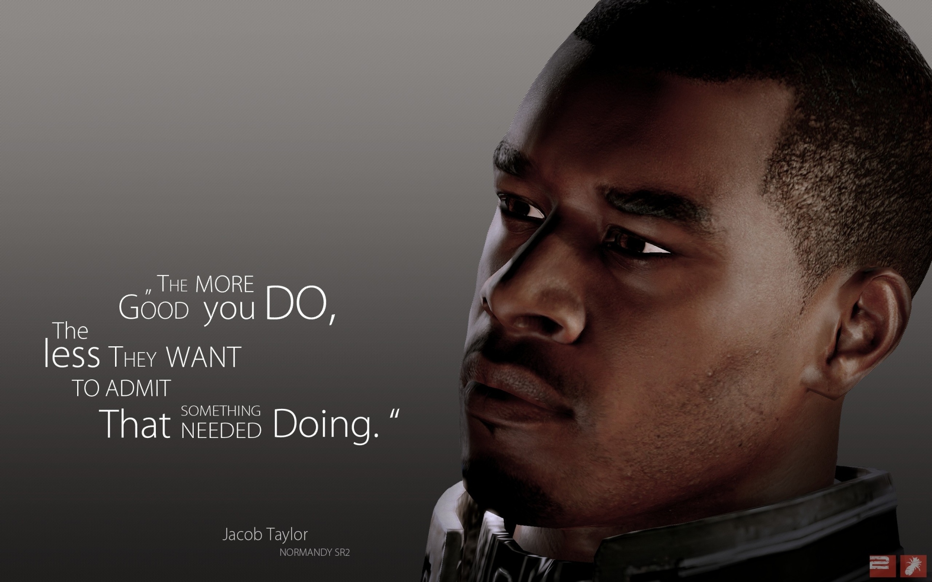 Картинки Массовый эффект 3, jacob taylor, quote, look, character фото и обои на рабочий стол