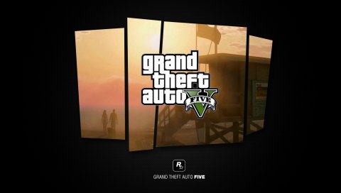 Gta, grand theft auto 5, закат, пляж, выстрел