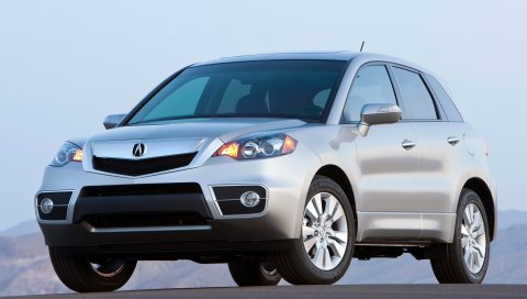 Acura, rdx, серебристый металлик, вид спереди, джип, авто