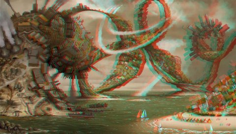 3d, графика, взрыв, катаклизм, конец света