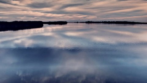 Вода, небо, вечер