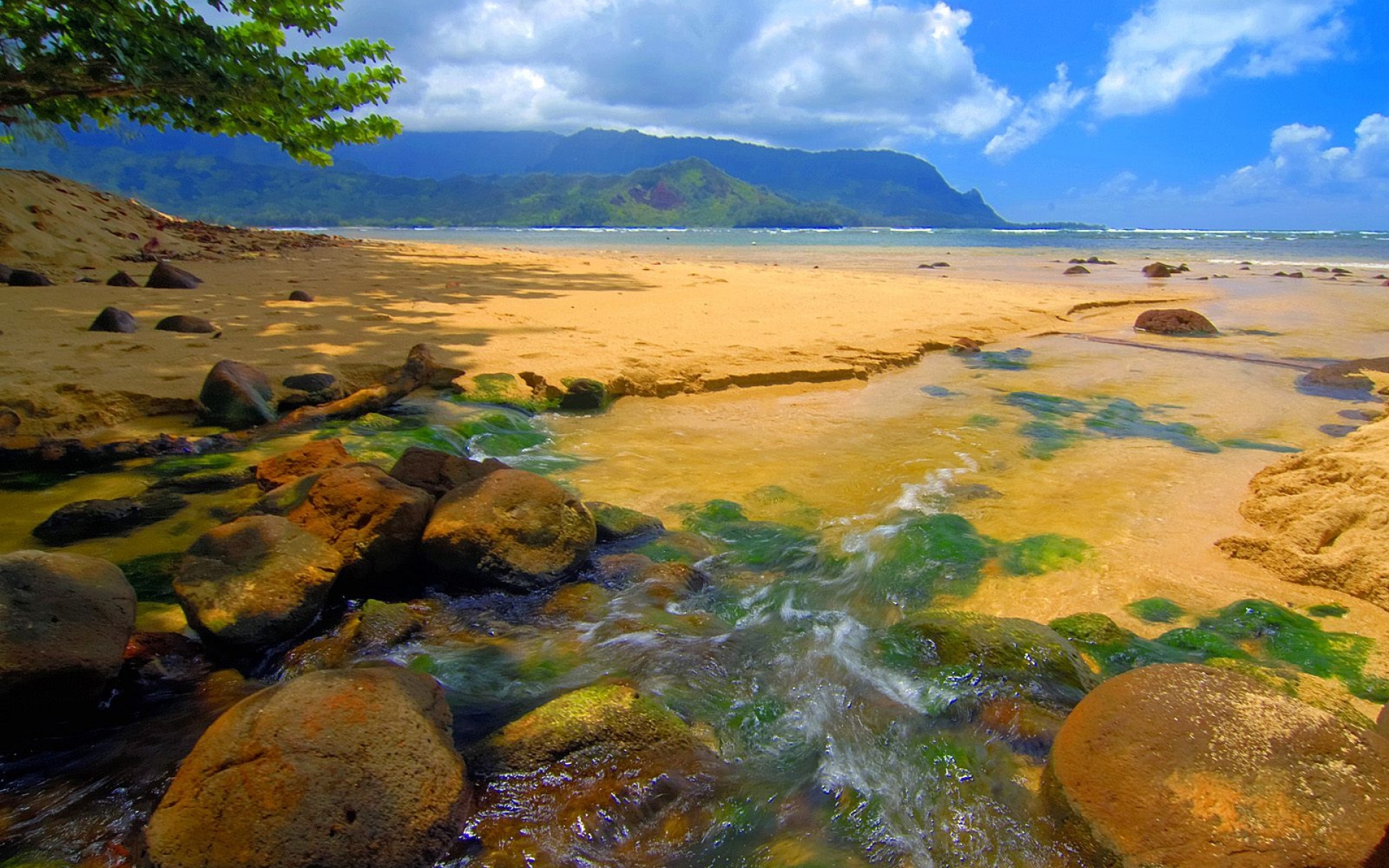 Картинки Hawaii, день, море, песок, камни фото и обои на рабочий стол