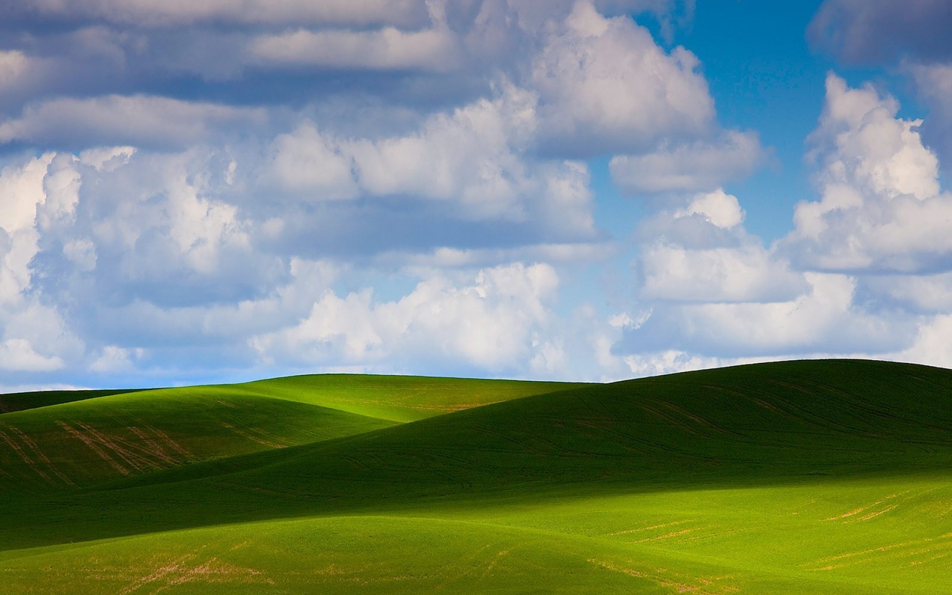 Картинки Луга, равнина, зелень, небо фото и обои на рабочий стол