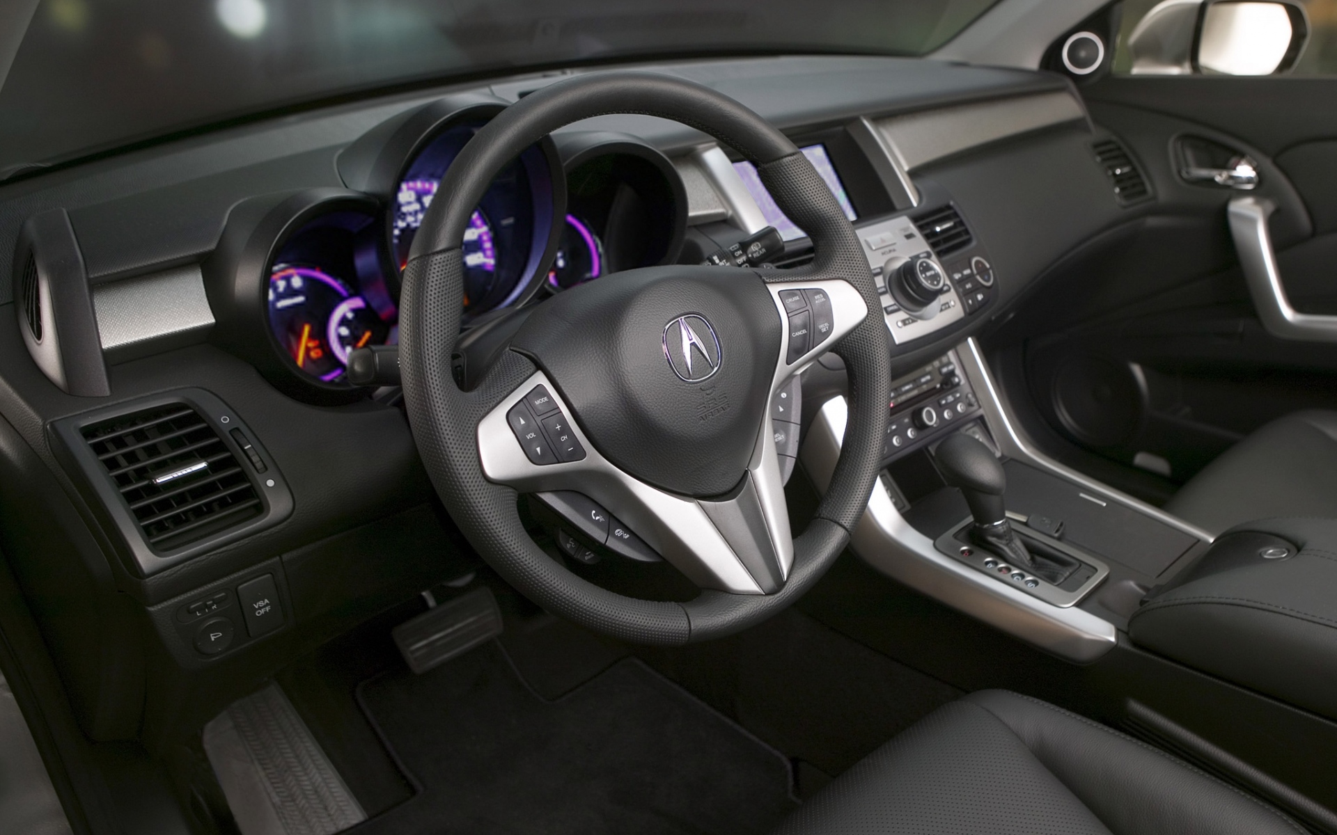 Картинки Acura, rdx, салон, салон, руль, спидометр фото и обои на рабочий стол