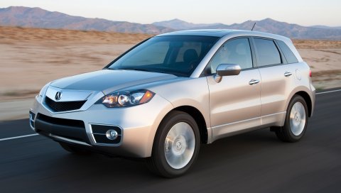 Acura, rdx, белый, джип, вид сбоку, авто, скорость, стиль, гора