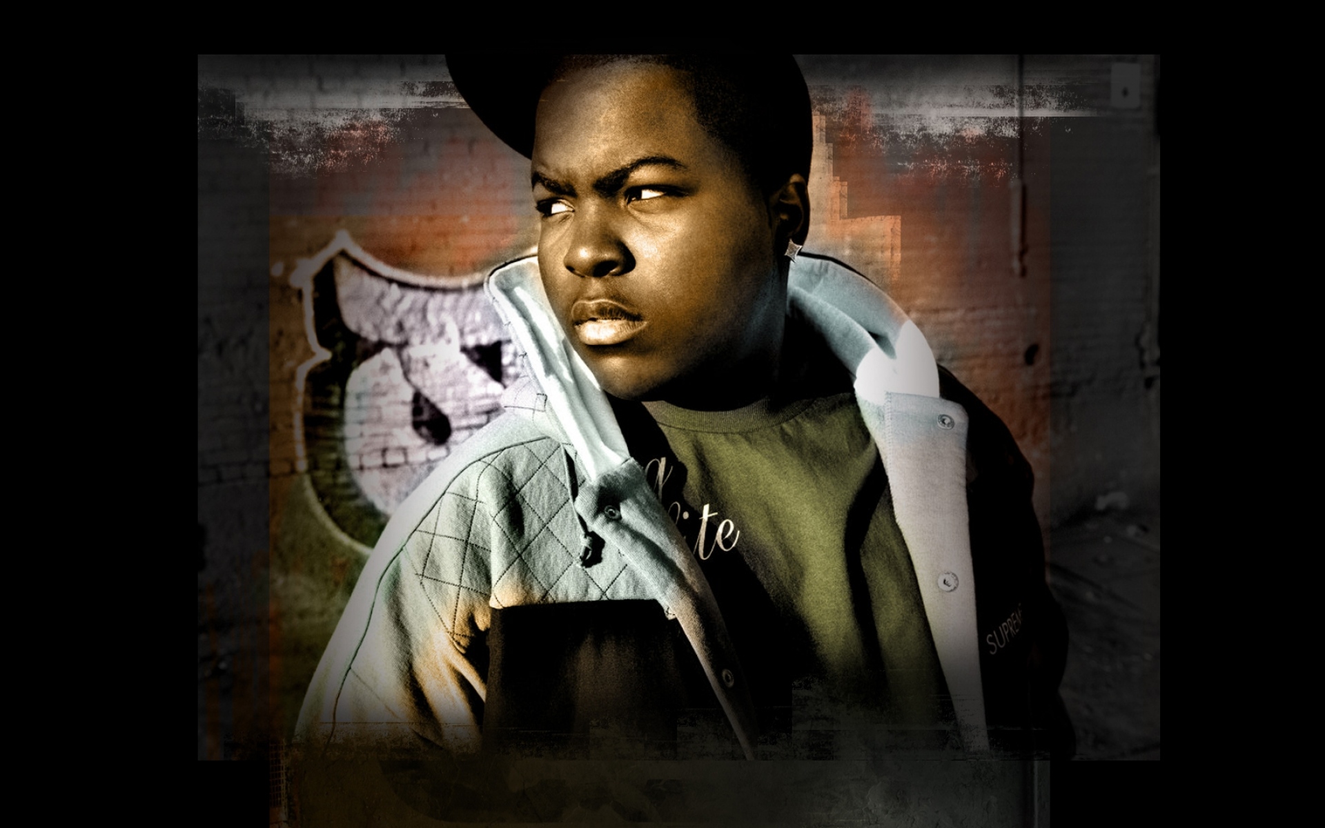 Картинки Sean kingston, лицо, взгляд, куртка, стена фото и обои на рабочий стол