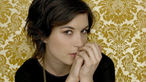 Missy higgins, девушка, стрижка, платье, фон