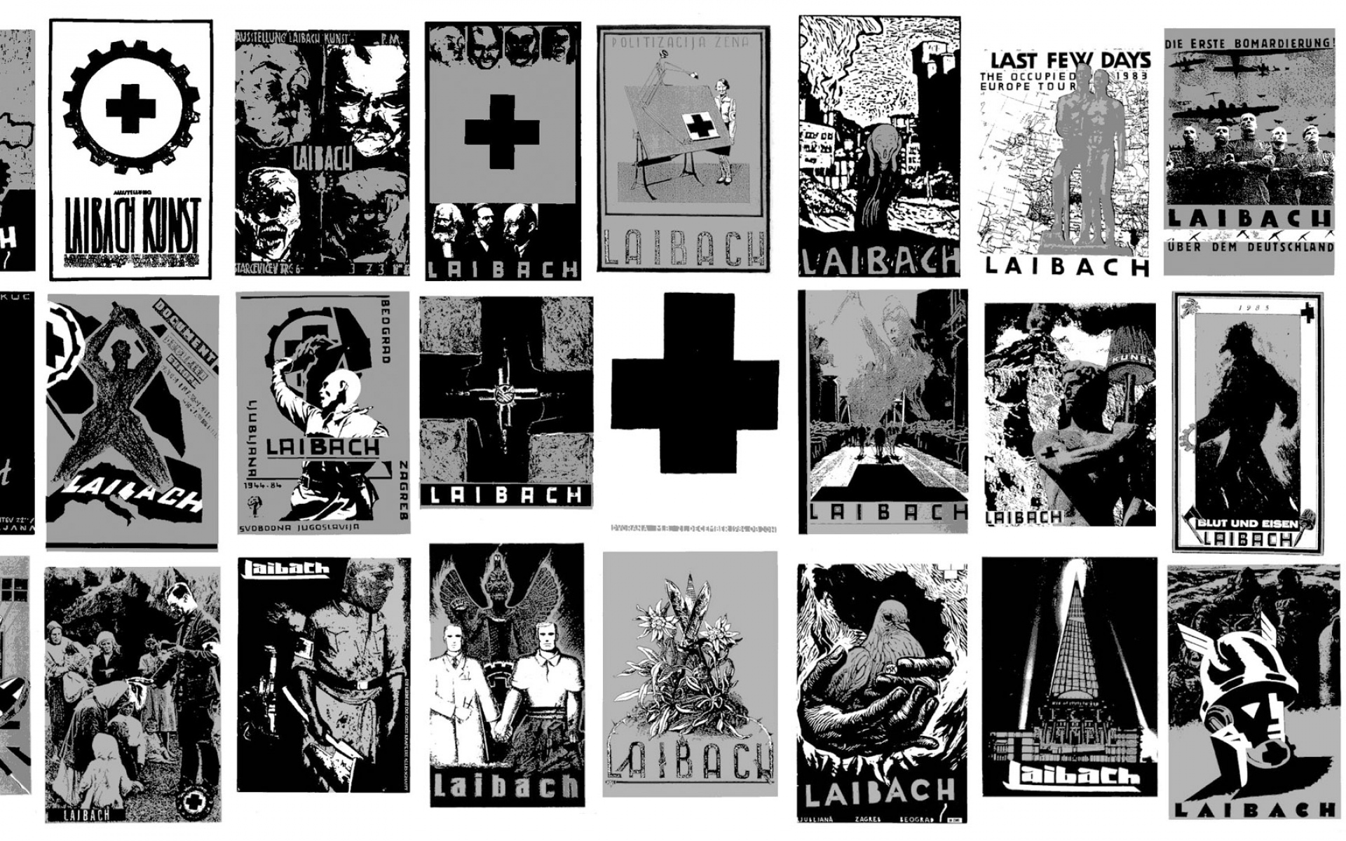 Картинки Laibach, обложки, графика, рисунки, имена фото и обои на рабочий стол