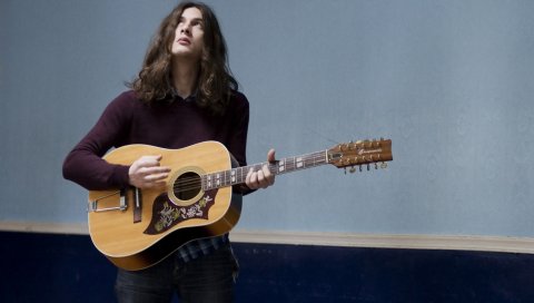 Kurt vile, гитара, волосы, взгляд, игра