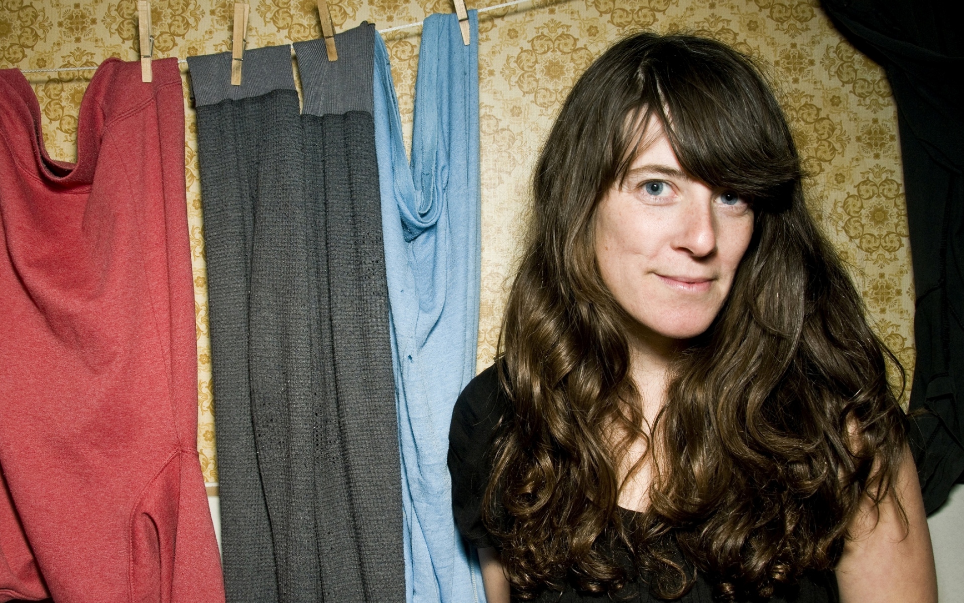 Картинки Julie doiron, девушка, взгляд, волосы, лицо фото и обои на рабочий стол