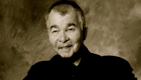 John prine, лицо, взгляд, фон, улыбка