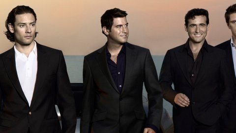Il divo, улыбка, костюмы, закат, небо