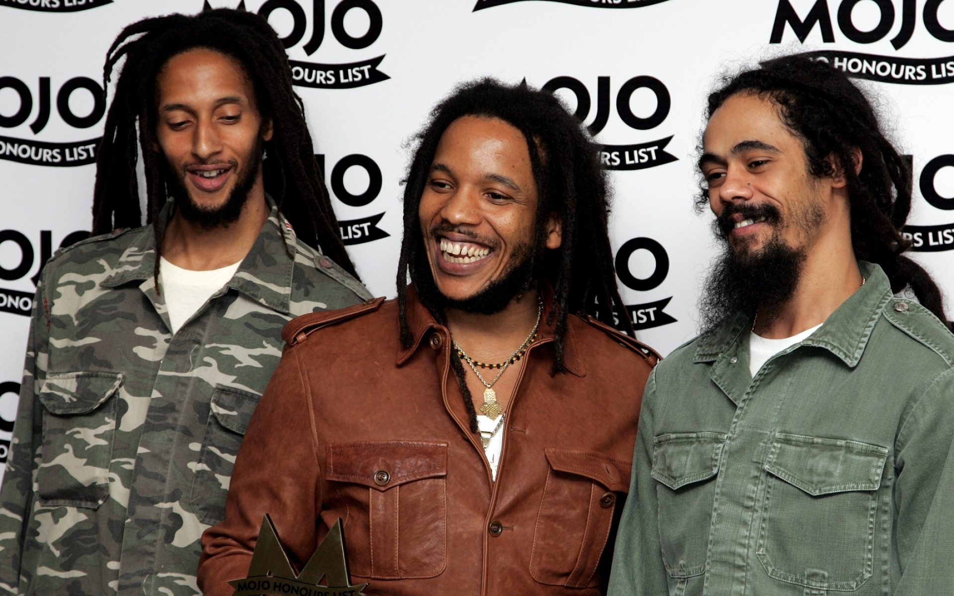Картинки Damian, stephen, ziggy marley, группа, улыбка, дреды фото и обои на рабочий стол