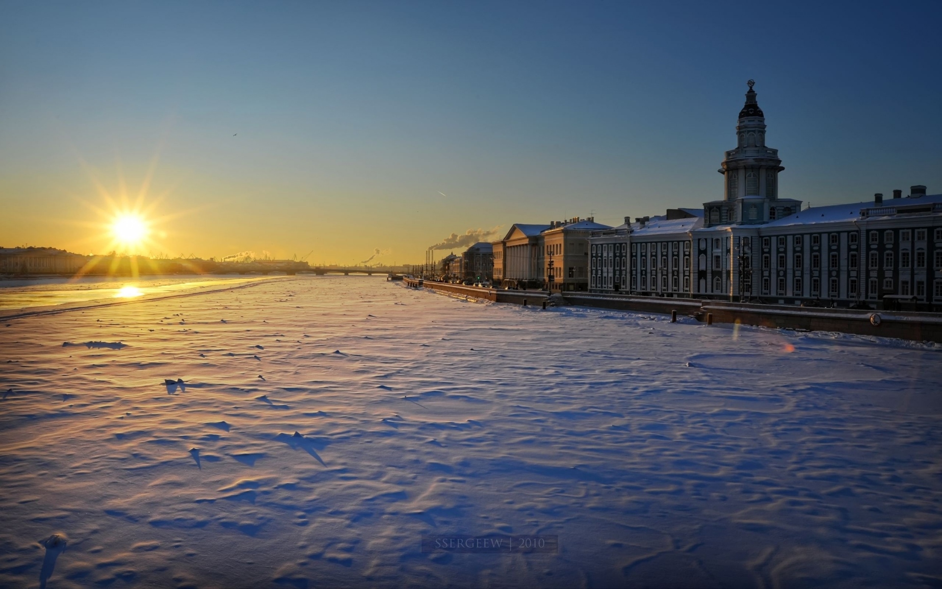 Картинки Санкт-Петербург, зима, площадь, здание, снег фото и обои на рабочий стол