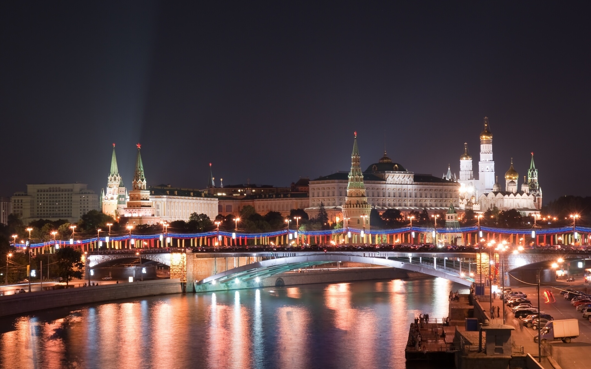 Картинки Россия, река, город, кремль, москва фото и обои на рабочий стол