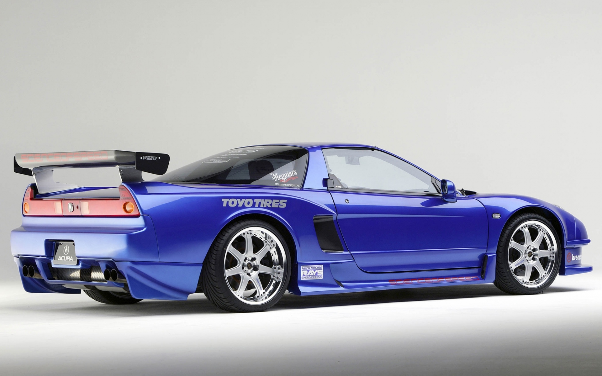 Картинки Acura, nsx, синий, вид сбоку, спорт, стиль фото и обои на рабочий стол