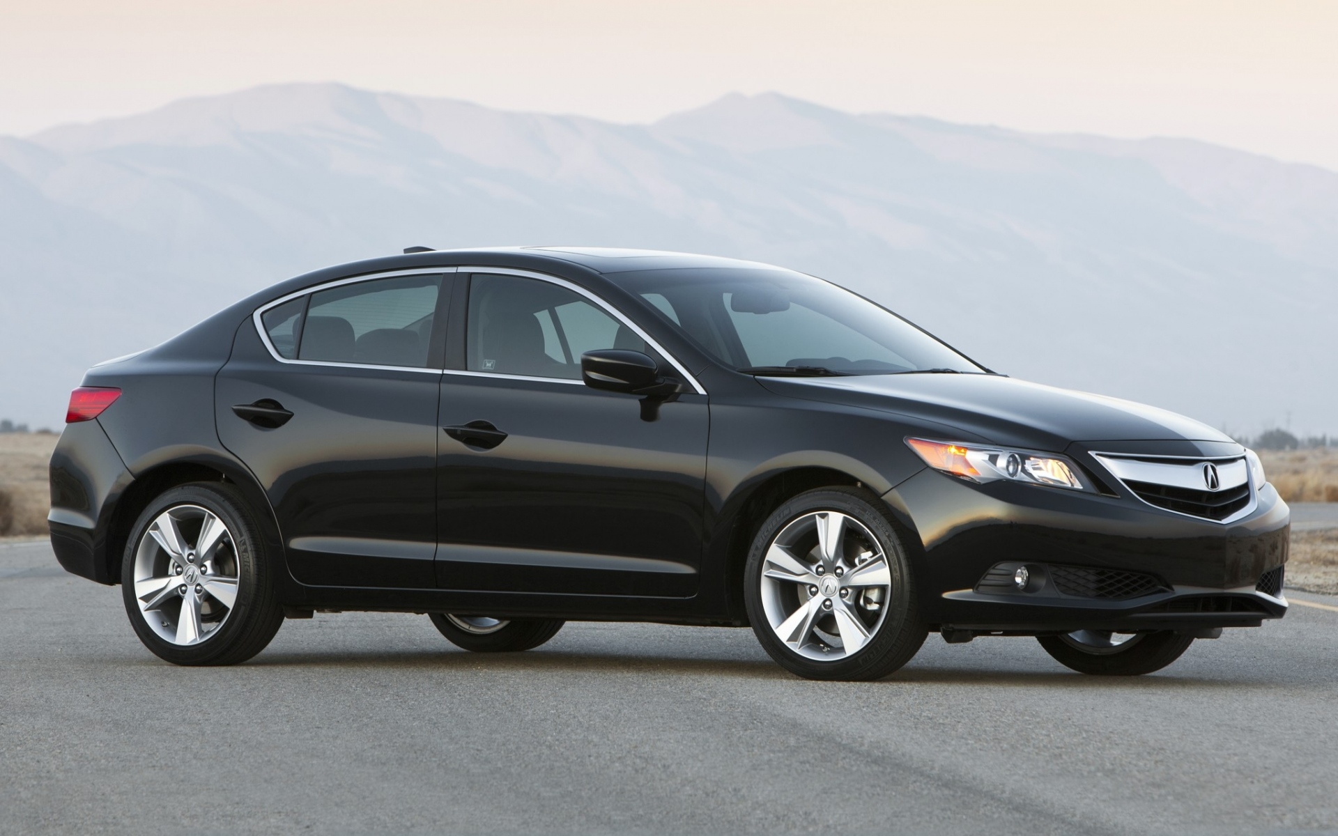 Картинки Acura, ilx, черный, седан, стиль, вид сбоку, автомобили, природа фото и обои на рабочий стол